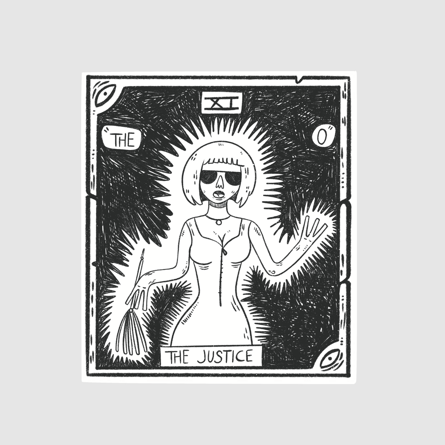 The justice - the O sticker