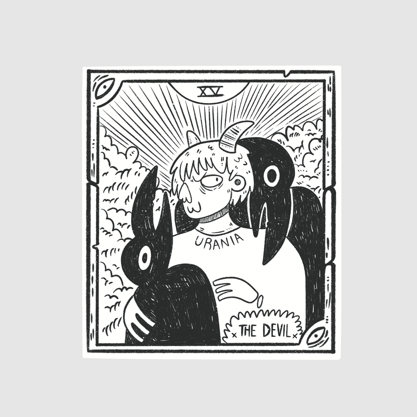 The devil - urania sticker