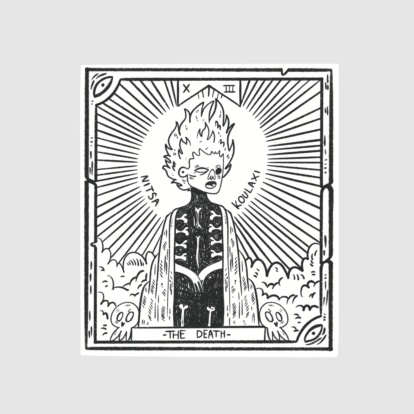 The death - nitsa koulaxi sticker