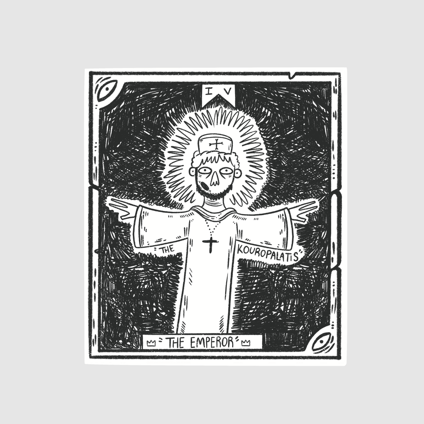 The emperor - kouropalatis sticker