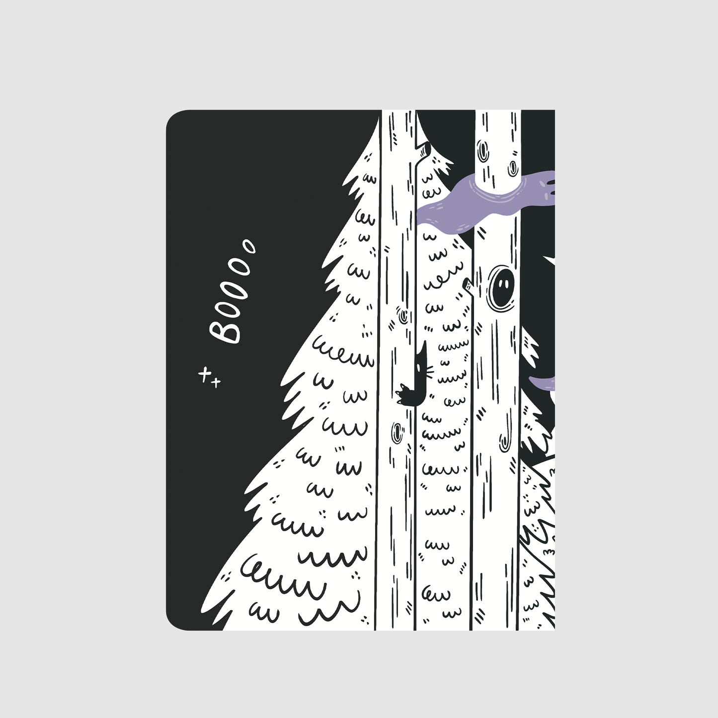 Ghosts In The Winter Forest Notebook