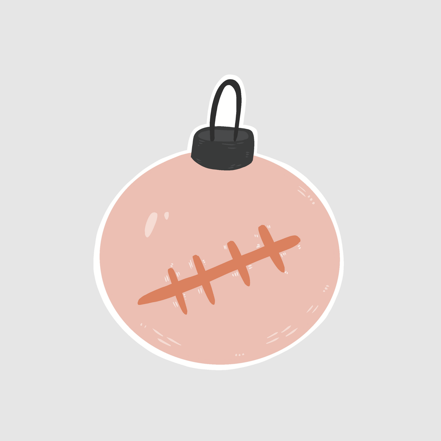 Boobies - christmas ornament sticker