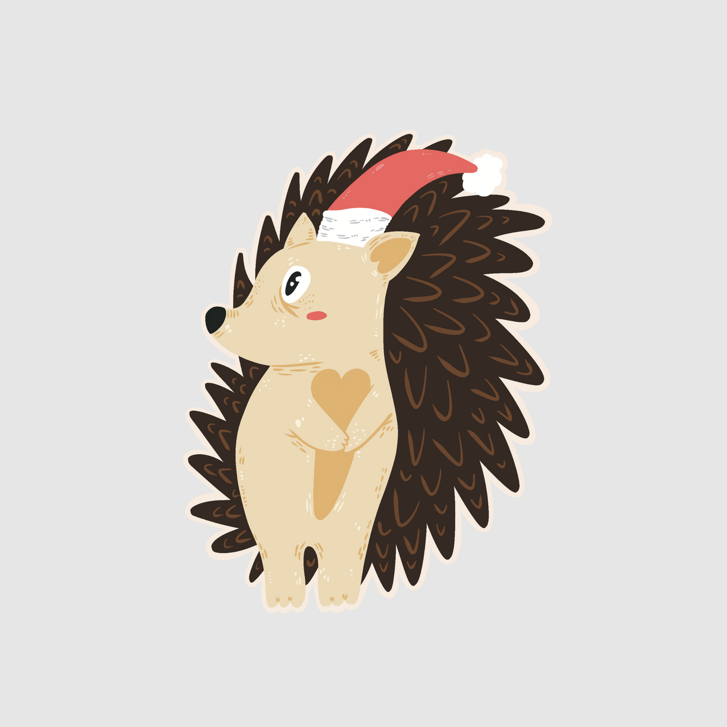 Hedgehog - wiliam baby sticker