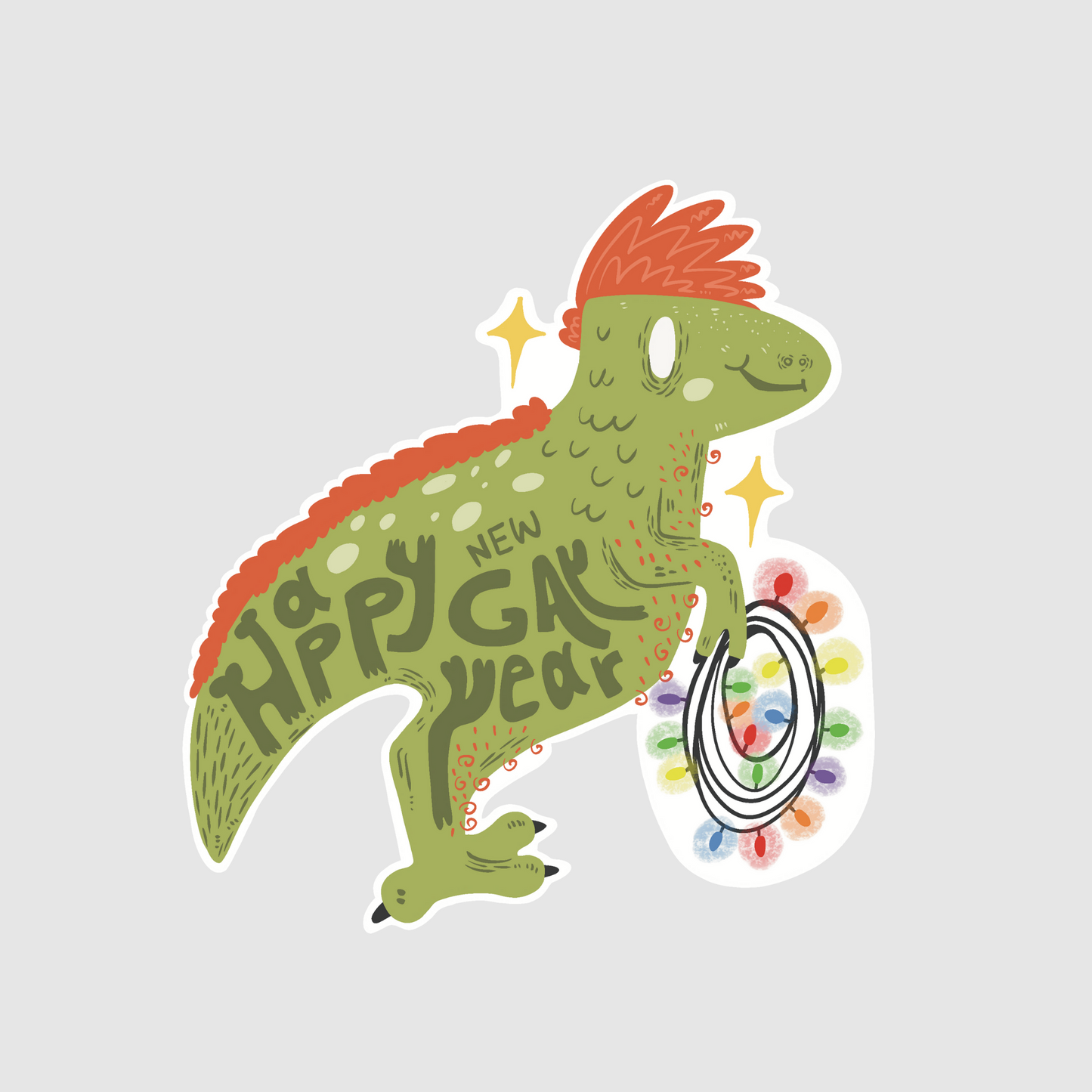 Happy new year - happy gay year sticker