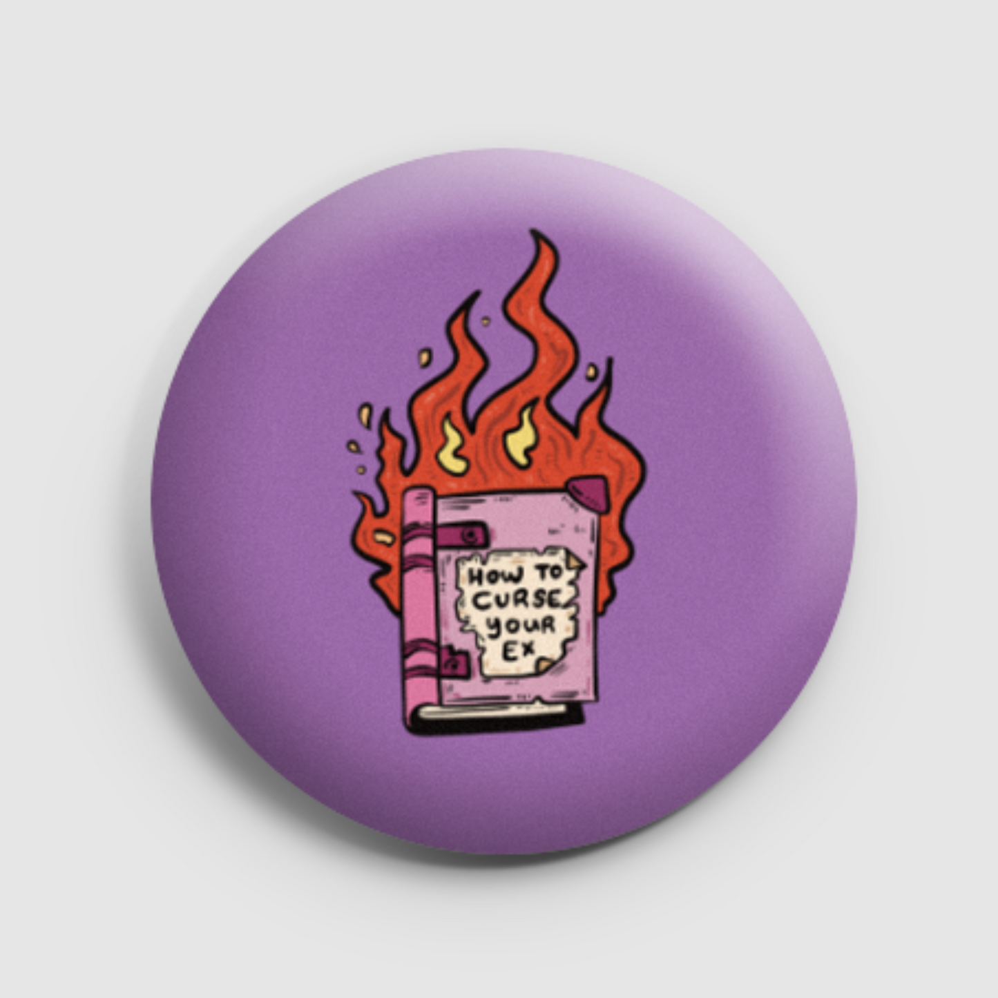 Magic book - how to curse your ex pin