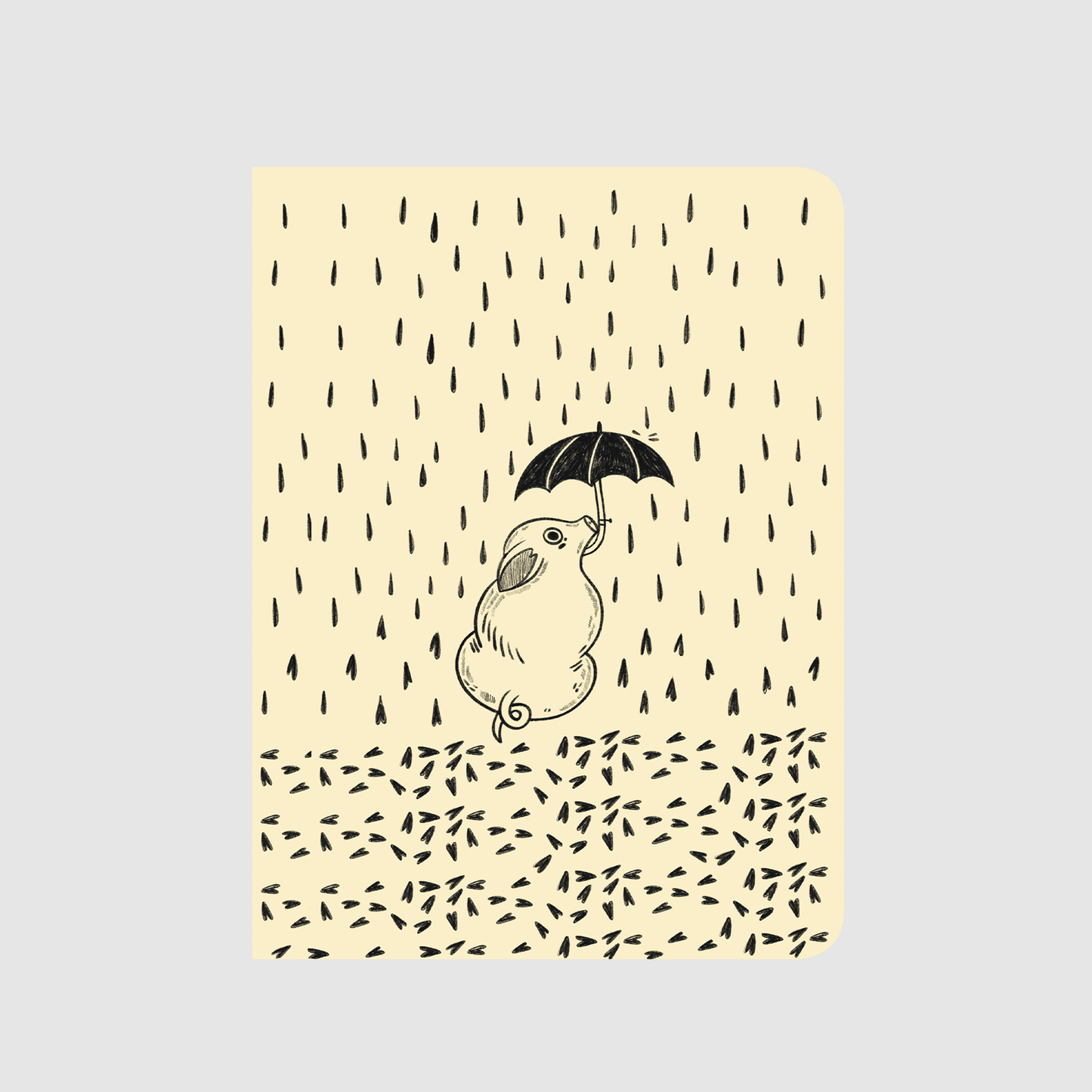 Pig in the rain notebook