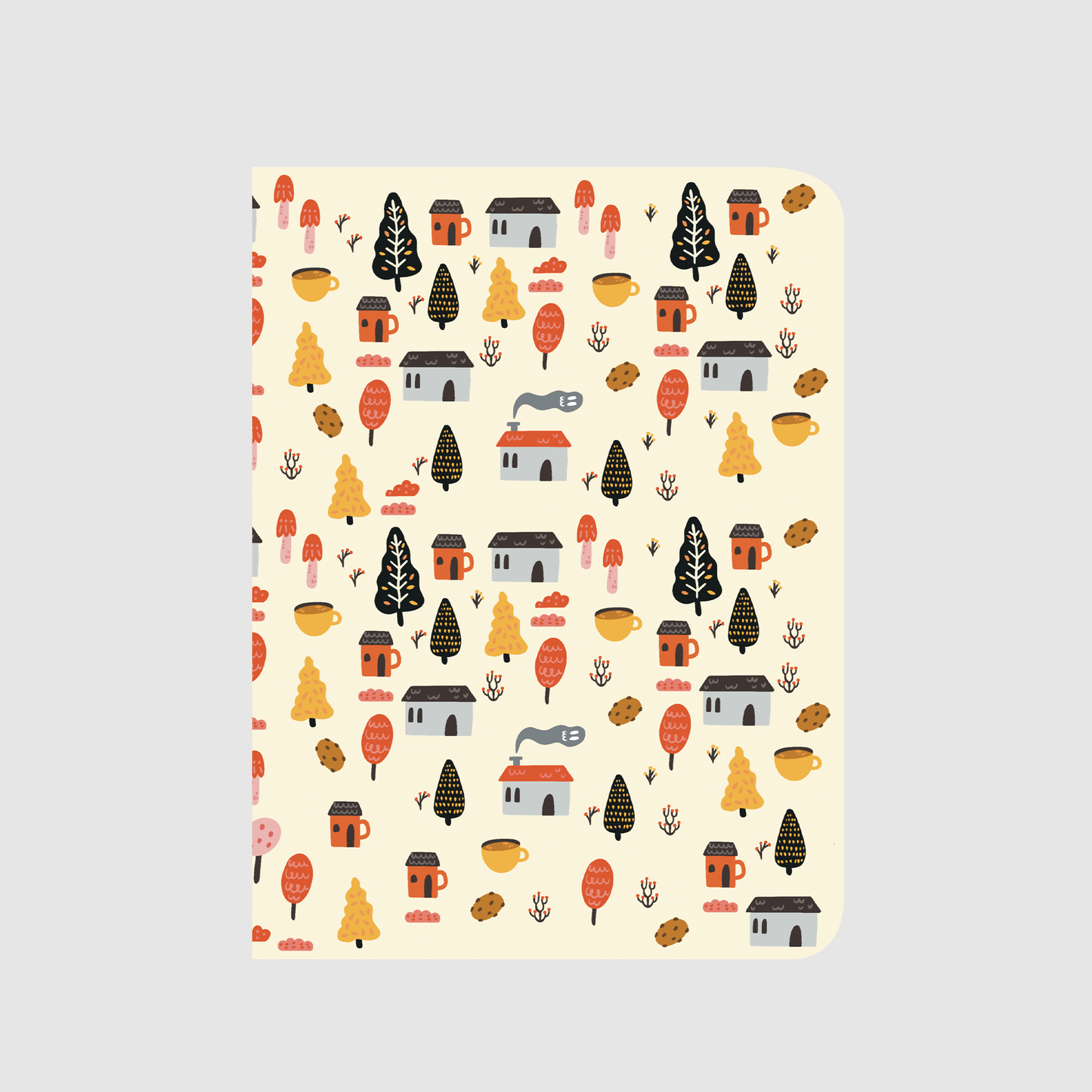 Make it a unique fall - autumn pattern designs notebook