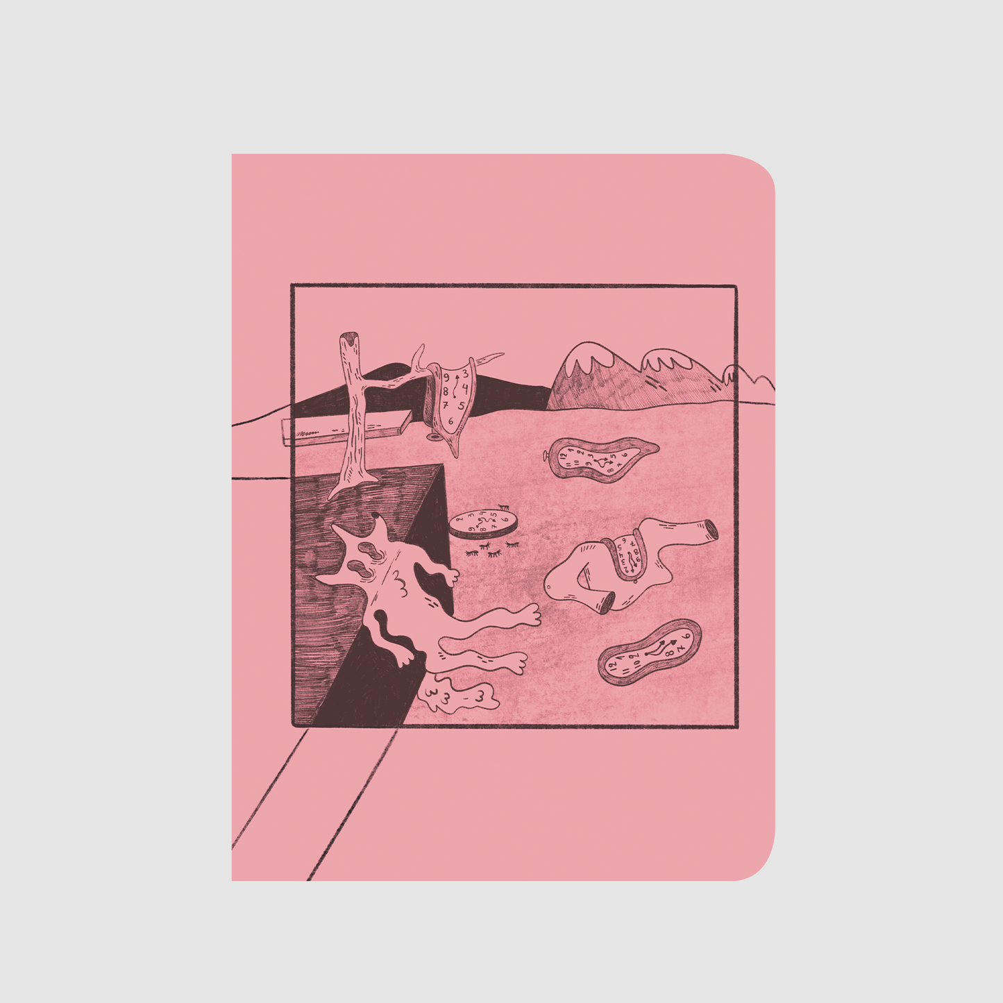 Ari The Wolf - The Persistence of Memory Salvador Dali notebook