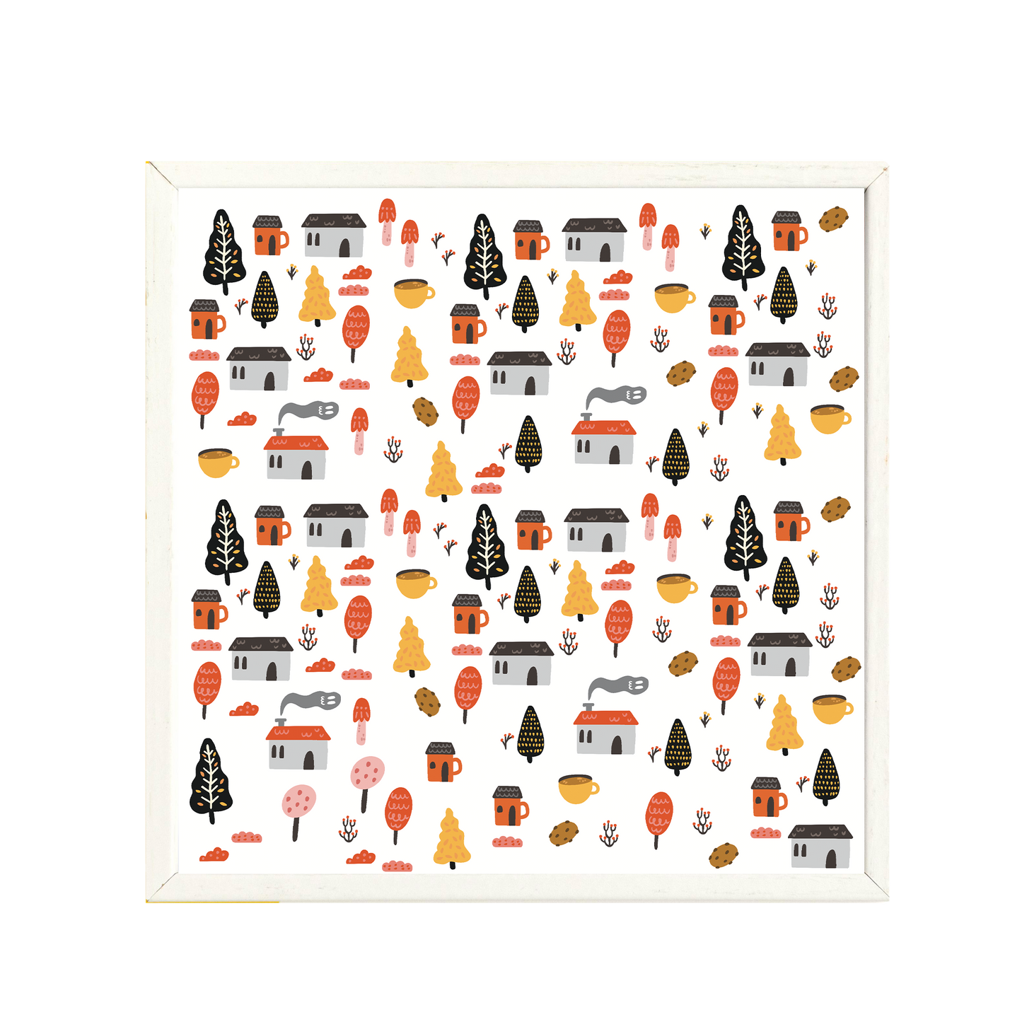 Lost in the patterns - autumn pattern print