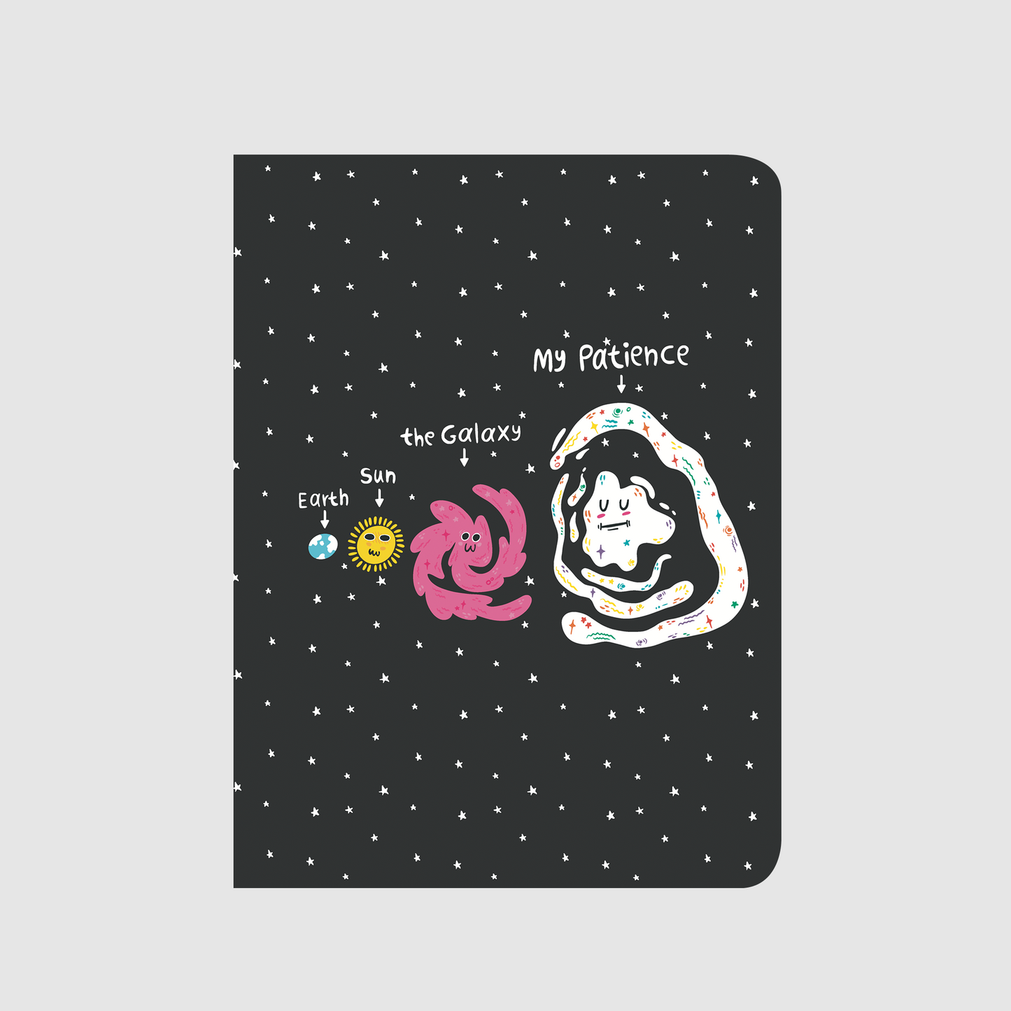 My patience - space design notebook