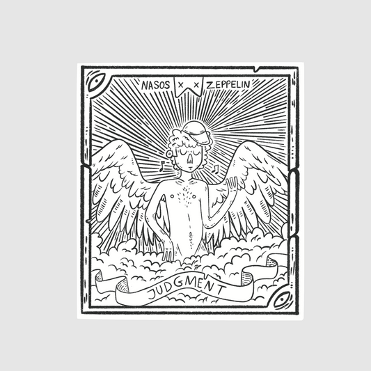 The judgment - nasos zeppelin sticker