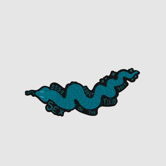 Spooky snake - S*x on the field sticker