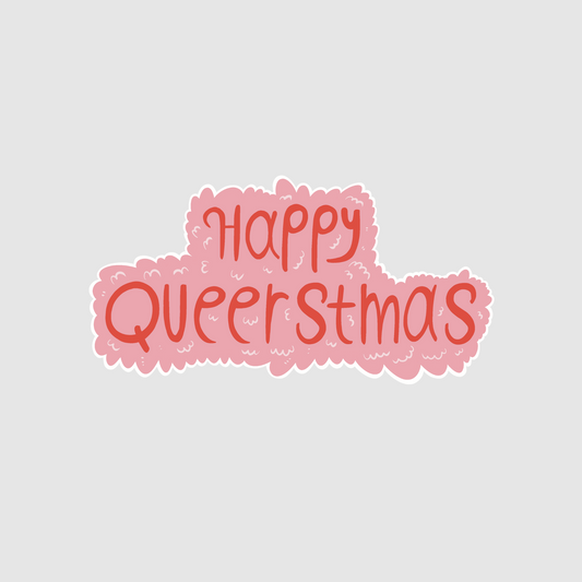 Christmas - happy queerstmas sticker