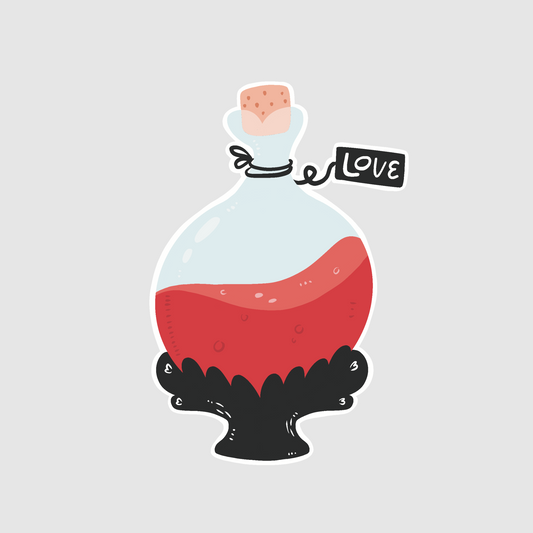 Love potion - magical love potion sticker