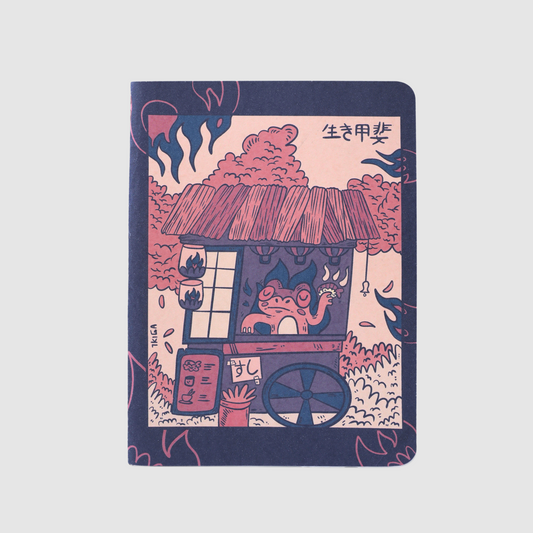 Ikigai - frog store owner notebook