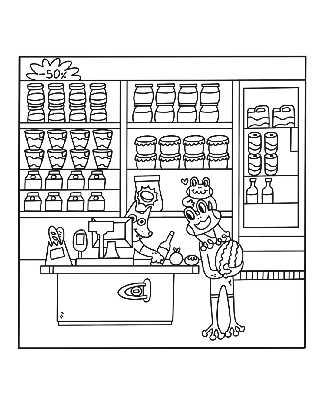 Comfy Moments Colouring Book