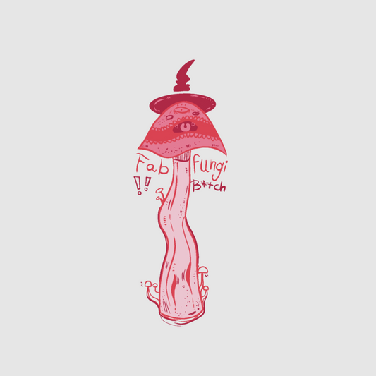 Enchanted fungi - fab fungi sticker
