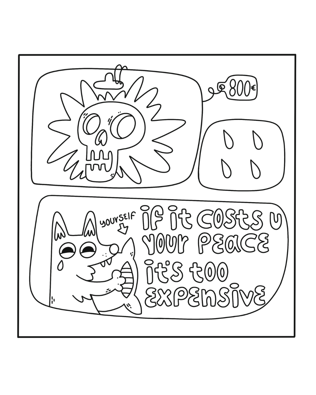 Mental Health Colouring Book