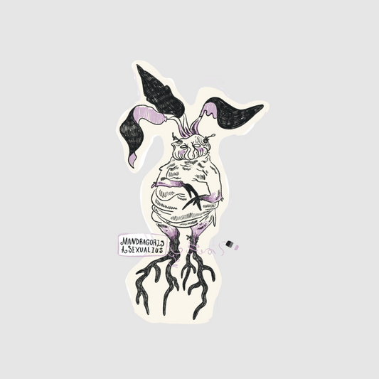 Mandrake - Mandragoris asexualious sticker