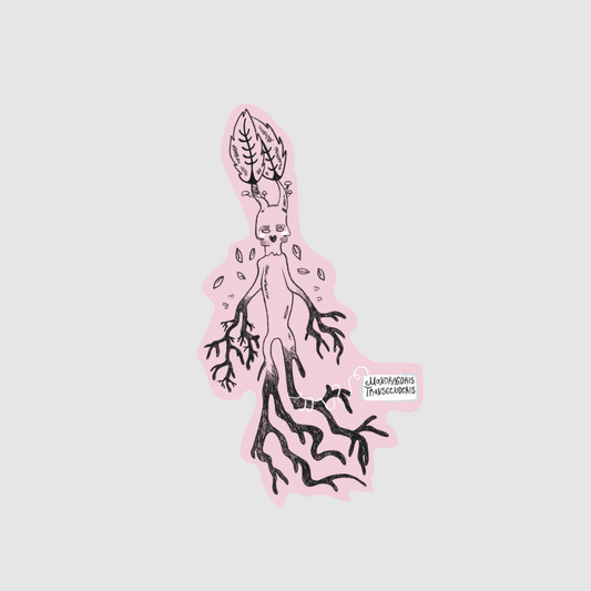 Mandrake - mandragoris transgenderis sticker