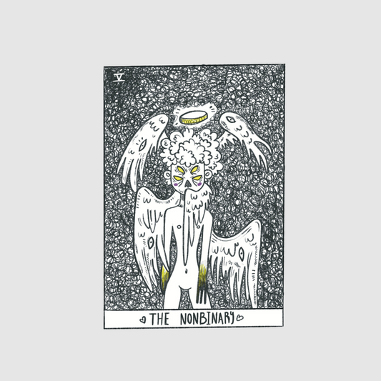 Tarot card - the nonbinary sticker