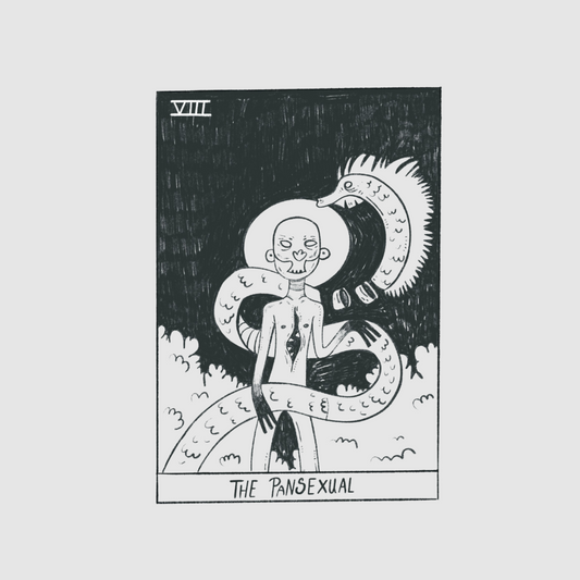 Tarot card - the pansexual sticker