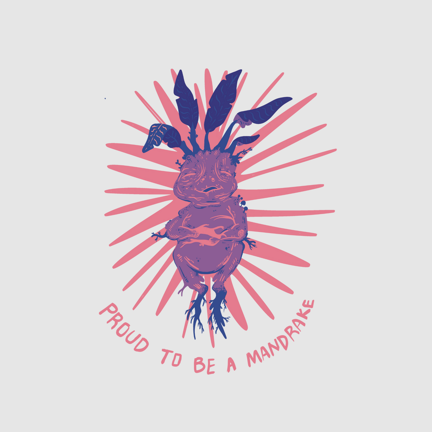 Mandrake - proud to be a mandrake sticker