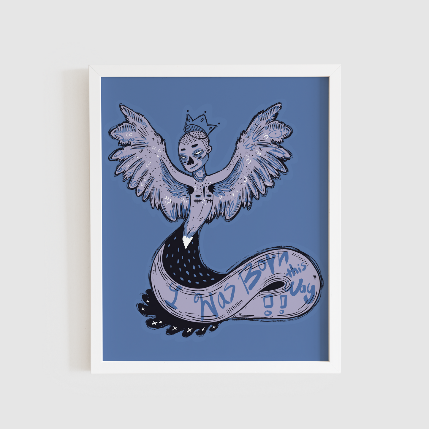 I was born this way - trans awareness print