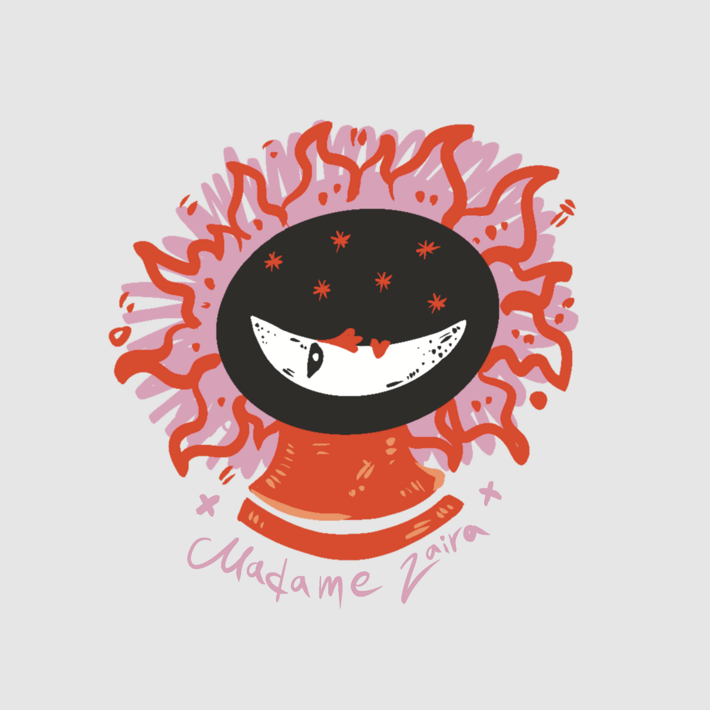 Crystal ball - madam zaira sticker