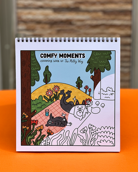 Comfy Moments Colouring Book