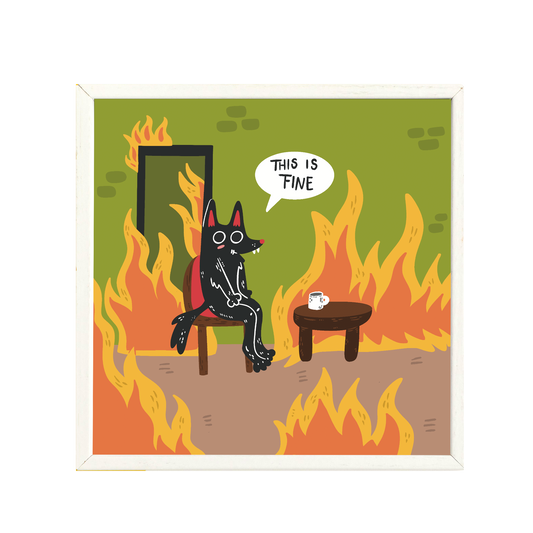 Ari The Wolf - This Is Fine print