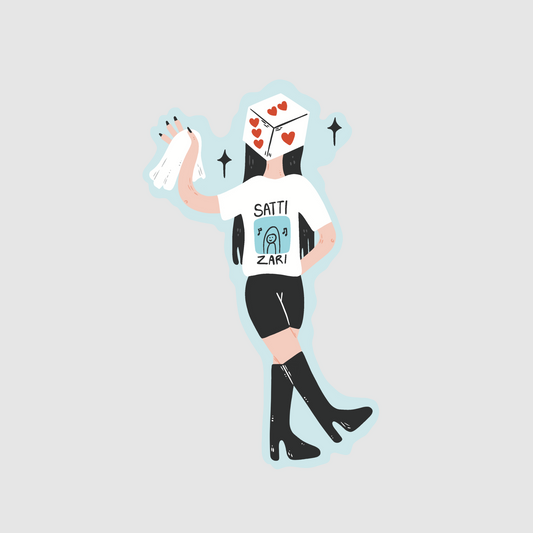 Zari Marina Satti - eurovision 2024 greece sticker